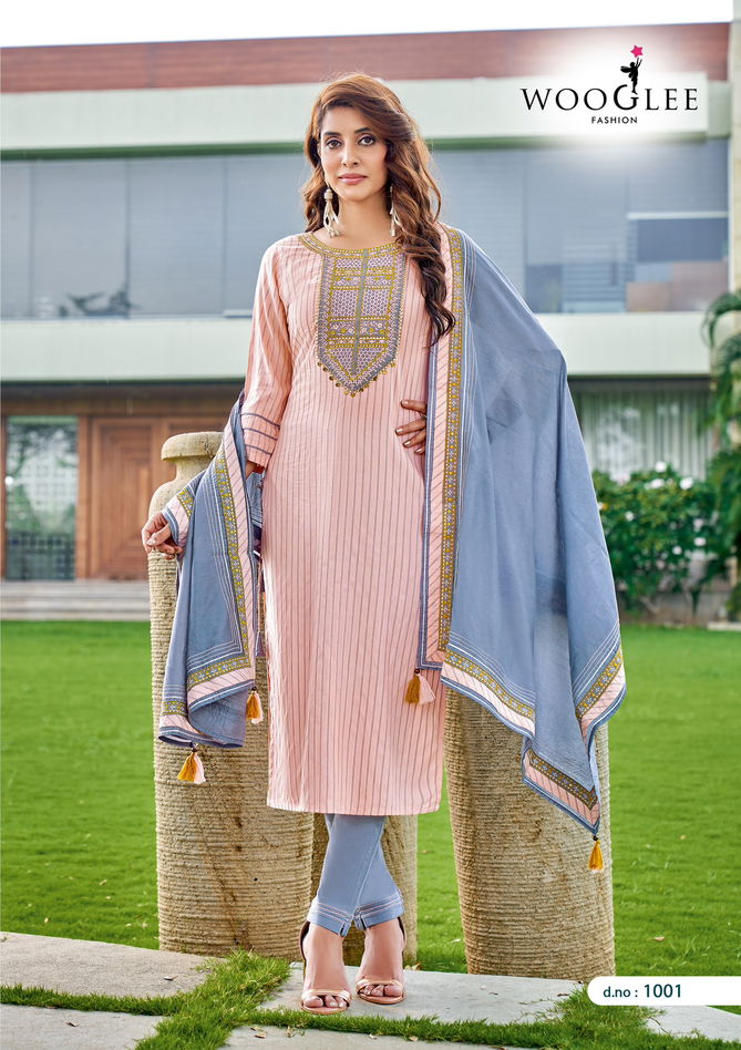 Avantika By Wooglee 1001-1006 Readymade Salwar Suits Catalog